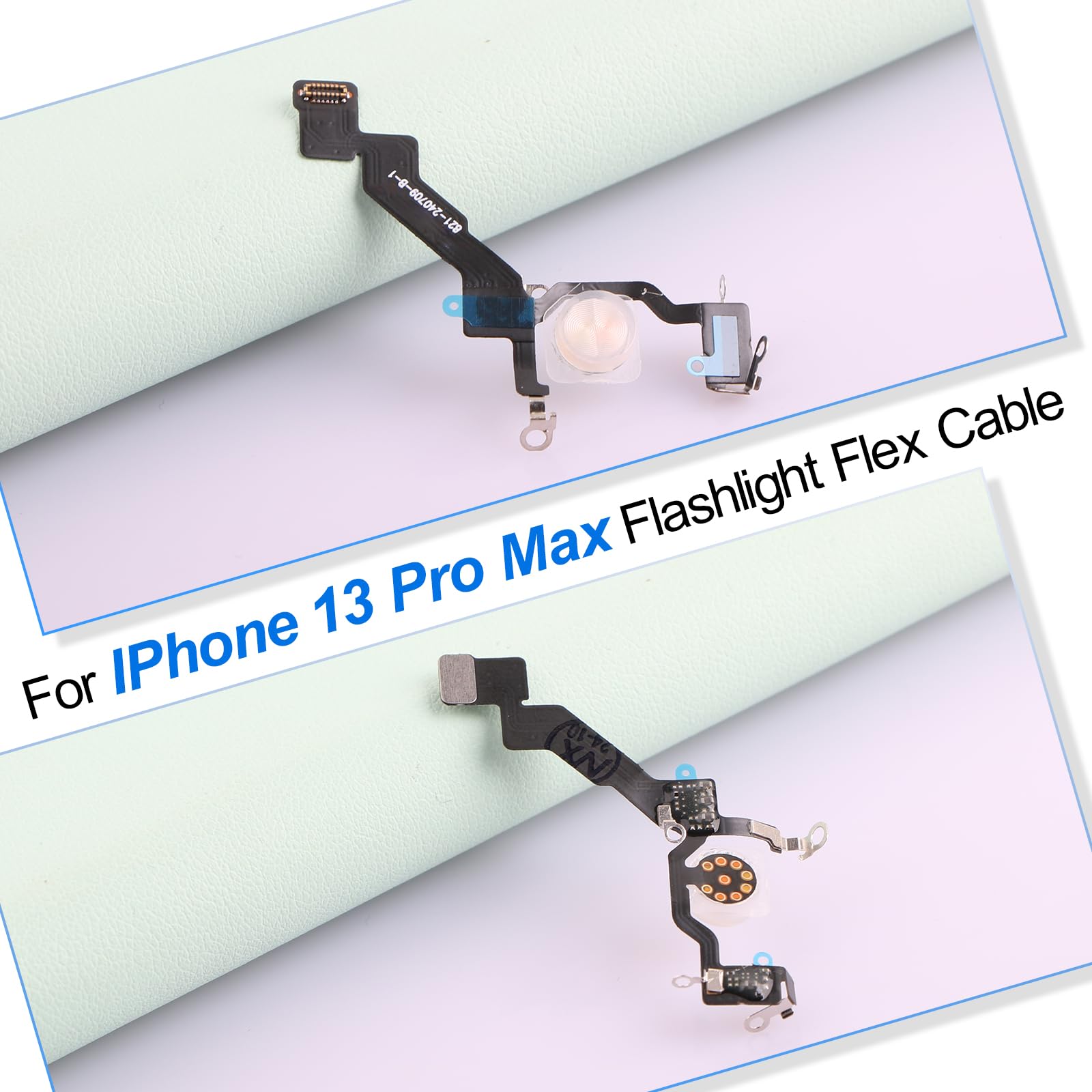 フィルム・ケーブル・箱付 バッテリー84% iPhone13ProMAX 256 FKBAightccy Repair Flex Cable for iPhone 13 Pro Max Flash Light